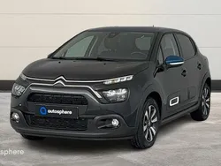 Noir Utilisé 2022 Citroën C3 PureTech Citadine | 14 599 € (Prix juste)