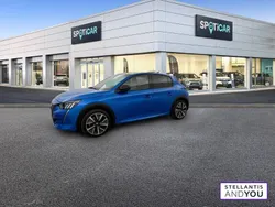 Bleu Utilisé 2020 Peugeot e-208 GT Citadine | 15 990 € (Prix juste)