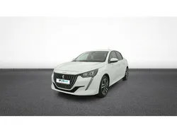 Blanc Utilisé 2021 Peugeot 208 Allure Citadine | 12 980 € (Prix juste)