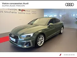 Vert district métallisé Utilisé 2023 Audi A5 Sportback S-Line | 46 990 € (Prix cher)