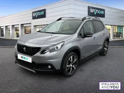 Gris Utilisé 2019 Peugeot 2008 GT-line SUV | 15 290 € (Prix juste)