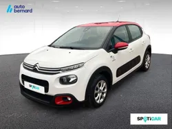 Blanc Utilisé 2019 Citroën C3 PureTech Citadine | 10 789 € (Prix juste)