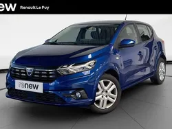 Bleu Utilisé 2021 Dacia Sandero Comfort Citadine | 12 490 € (Prix juste)