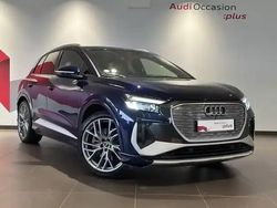 Bleu Utilisé 2022 Audi Q4 e-tron Advanced SUV | 32 980 € (Prix juste)