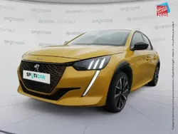 Jaune Utilisé 2021 Peugeot e-208 GT Citadine | 13 499 € (Super prix)