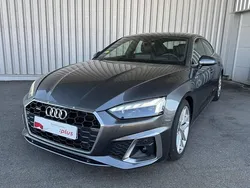 Gris daytona nacré Utilisé 2021 Audi A5 Sportback S-Line Berline | 41 790 € (Prix assez cher)