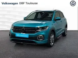 Bleu Utilisé 2022 VW T-Cross R-line SUV | 23 489 € (Prix juste)