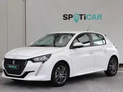 Blanc Utilisé 2021 Peugeot 208 Business-Line Citadine | 11 900 € (Prix assez cher)