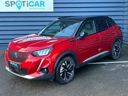 Rouge Utilisé 2020 Peugeot e-2008 GT-line SUV | 17 290 € (Prix juste)