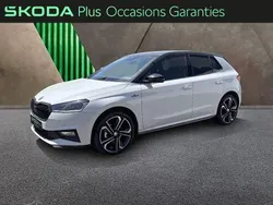 Blanc lune métallisé Utilisé 2024 Skoda Fabia Monte Carlo Berline | 24 500 € (Prix juste)