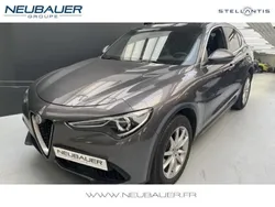 Gris vesuvio métallisée Utilisé 2018 Alfa Romeo Stelvio Super SUV | 31 970 € (Prix assez cher)