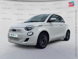 Blanc Utilisé 2020 Fiat 500e Berline | 16 999 € (Prix assez cher)