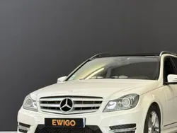 Blanc Utilisé 2014 Mercedes C220 AMG line Break | 19 990 € (Prix cher)