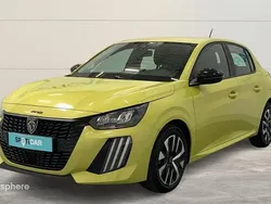 Jaune Utilisé 2024 Peugeot 208 Active Citadine | 15 999 € (Prix juste)