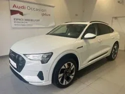 Blanc glacier métallisé Utilisé 2023 Audi e-tron Sportback Advanced SUV | 57 770 € (Prix assez cher)
