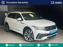 Blanc Utilisé 2022 VW Tiguan Allspace R-line SUV | 39 880 € (Prix juste)