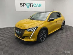 Jaune Utilisé 2022 Peugeot e-208 GT Citadine | 18 990 € (Prix juste)