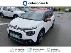 Blanc banquise (o) Utilisé 2022 Citroën C3 PureTech Citadine | 16 499 € (Prix assez cher)