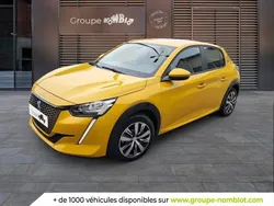 Jaune Utilisé 2020 Peugeot e-208 Citadine | 12 990 € (Prix juste)
