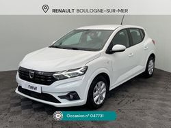 Blanc Utilisé 2022 Dacia Sandero Comfort Citadine | 12 990 € (Prix juste)