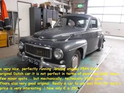 Gris Utilisé 1956 Volvo PV544 Berline | 6 250 €
