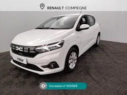 Blanc Utilisé 2023 Dacia Sandero Expression Citadine | 14 990 € (Prix juste)