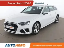 Blanc Utilisé 2022 Audi A4 S-Line Break | 32 290 € (Prix assez cher)