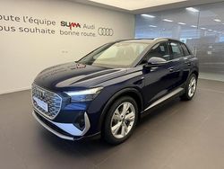 Bleu navarre métallisé Occasion 2025 Audi Q4 e-tron Advanced Plus SUV | 48 900 € (Super prix)