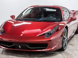 Rouge Utilisé 2015 Ferrari 458 Cabriolet | 345 100 €