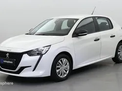 Blanc Utilisé 2020 Peugeot 208 S Citadine | 9 499 € (Bon prix)