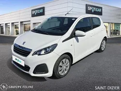Blanc Utilisé 2021 Peugeot 108 Active Citadine | 11 290 € (Prix juste)