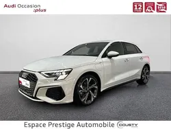 Blanc glacier métallisé Utilisé 2024 Audi A3 Sportback e-tron S-Line Berline | 36 890 € (Prix juste)