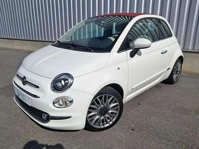 Blanc Occasion 2016 Fiat 500 Lounge Cabriolet | 7 800 €