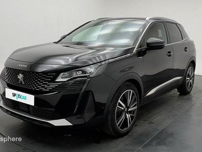 Noir Occasion 2021 Peugeot 3008 GT SUV | 23 980 € (Prix assez cher)