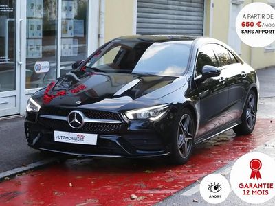 Noir Occasion 2020 Mercedes CLA200 AMG line Berline | 29 990 €