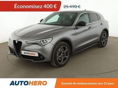 Gris Occasion 2018 Alfa Romeo Stelvio Super SUV | 25 090 € (Prix juste)
