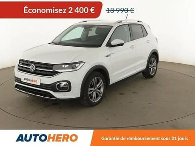 Blanc Occasion 2021 VW T-Cross R-line SUV | 16 590 € (Bon prix)