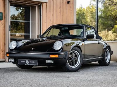 Occasion Porsche 911 230 ch (169 kW) 1988 Noir Cabriolet
