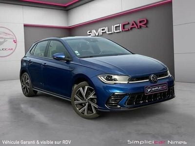 Bleu Occasion 2022 VW Polo R-line | 20 480 € (Bon prix)