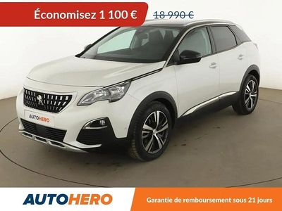 Blanc Occasion 2019 Peugeot 3008 Allure SUV | 17 890 € (Prix juste)