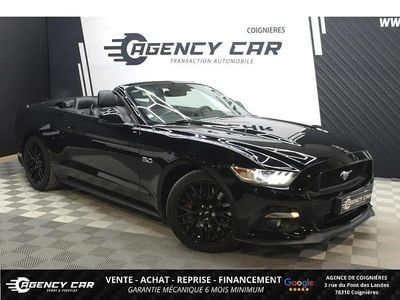 Noir Occasion 2016 Ford Mustang Premium Convertible Cabriolet | 45 799 € (Prix juste)