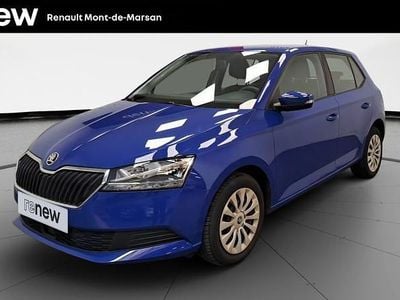 Bleu Occasion 2019 Skoda Fabia Active Berline | 9 989 € (Prix juste)