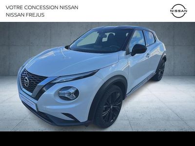 Occasion Nissan Juke Enigma 114 ch (83 kW) 2021 Blanc lunaire+toit noir métallisé SUV