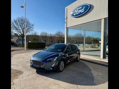 Bleu Occasion 2019 Ford Focus Titanium Berline | 17 500 € (Prix juste)