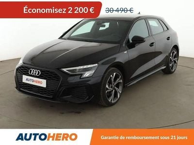 Noir Occasion 2023 Audi A3 S-Line Berline | 28 290 € (Bon prix)