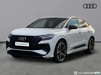 Blanc glacier métallisé Occasion 2022 Audi Q4 e-tron S-Line SUV | 34 990 € (Super prix)
