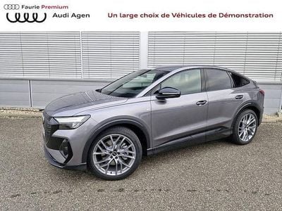 Gris typhon métallisé Occasion 2025 Audi Q4 Sportback e-tron S-Line SUV | 57 490 € (Prix juste)