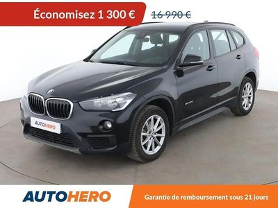 Noir Occasion 2017 BMW X1 SUV | 15 690 €