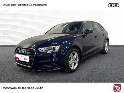 Occasion Audi A3 116 ch (85 kW) 2020 Bleu cosmos métallisé Berline