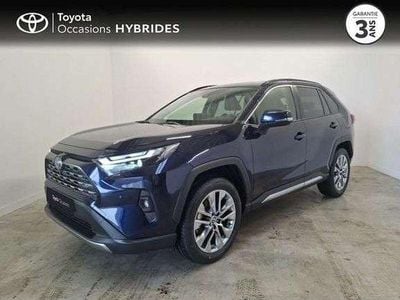 Bleu de prusse métallisé Occasion 2024 Toyota RAV4 Hybrid Lounge SUV | 39 980 € (Prix juste)